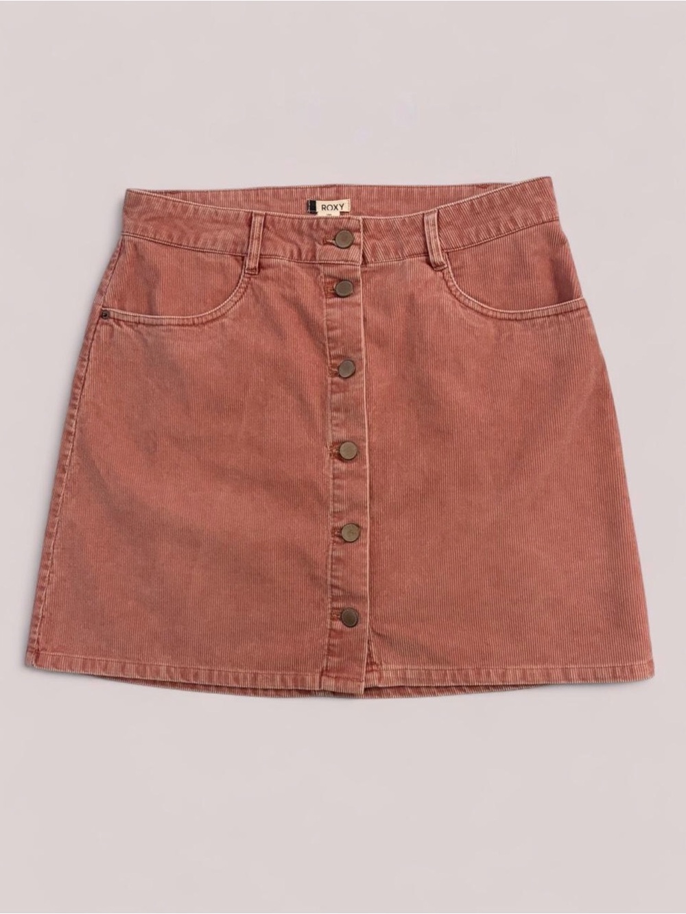 Roxy "Unforgettable Fall" Corduroy Mini Skirt - Size L